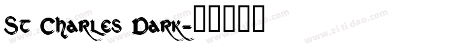 St Charles Dark字体转换